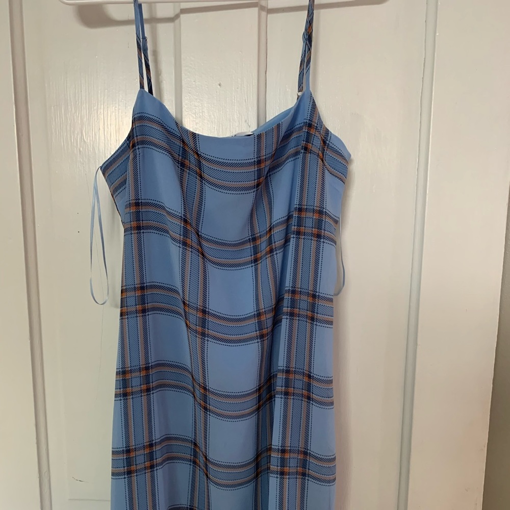urban outfitters guess plaid dress